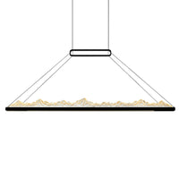 CWI Lighting - 1601P62-101 - LED Chandelier - Himalayas - Black