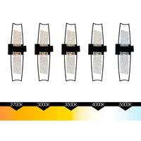 CWI Lighting - 1246W8-101 - LED Wall Sconce - Guadiana - Black