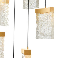 CWI Lighting - 1587P12-5-624 - LED Mini Pendant - Lava - Brass