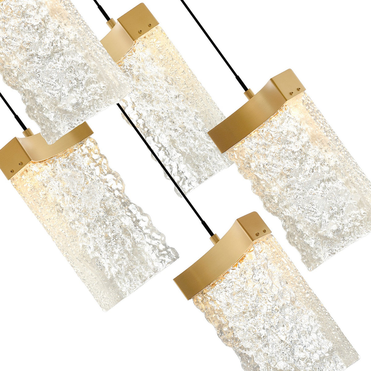 CWI Lighting - 1587P12-5-624 - LED Mini Pendant - Lava - Brass