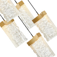 CWI Lighting - 1587P12-5-624 - LED Mini Pendant - Lava - Brass