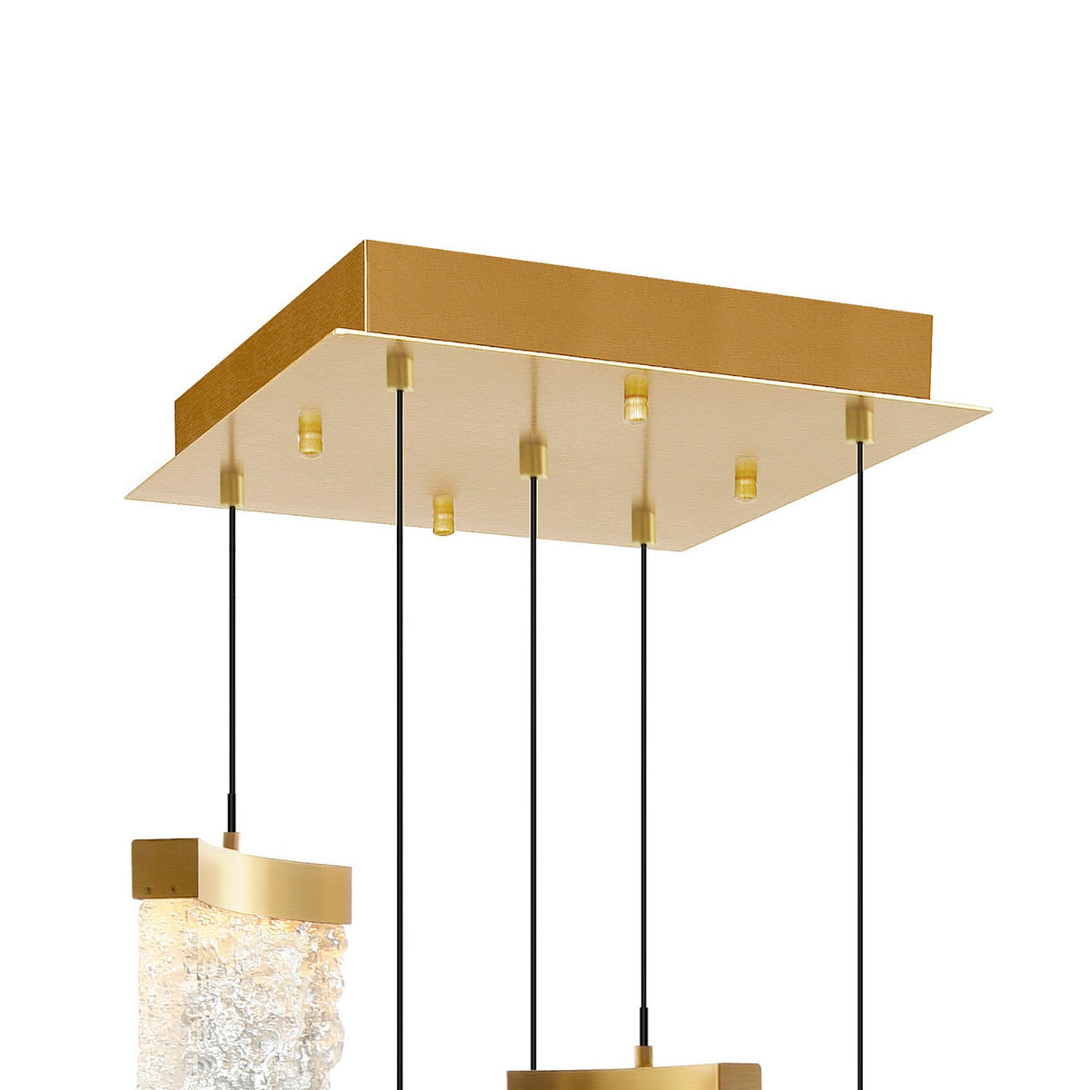 CWI Lighting - 1587P12-5-624 - LED Mini Pendant - Lava - Brass