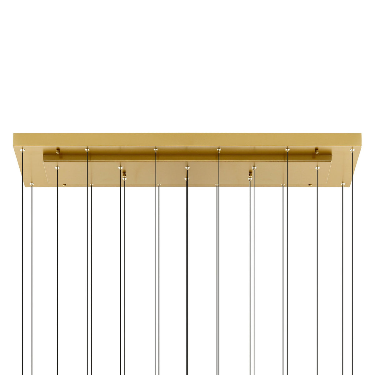 CWI Lighting - 1588P48-10-624 - LED Chandelier - Stagger - Brass