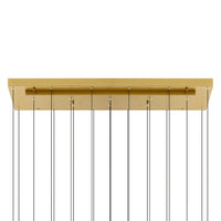 CWI Lighting - 1588P48-10-624 - LED Chandelier - Stagger - Brass