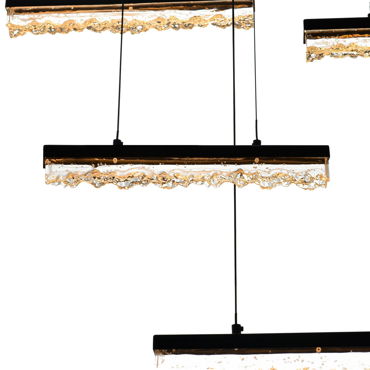 CWI Lighting - 1588P60-14-101 - LED Chandelier - Stagger - Black