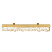 CWI Lighting - 1588P60-14-624 - LED Chandelier - Stagger - Brass
