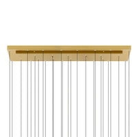 CWI Lighting - 1588P60-14-624 - LED Chandelier - Stagger - Brass