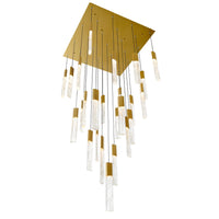 CWI Lighting - 1589P28-25-624 - LED Chandelier - Greta - Brass