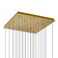 CWI Lighting - 1589P28-25-624 - LED Chandelier - Greta - Brass