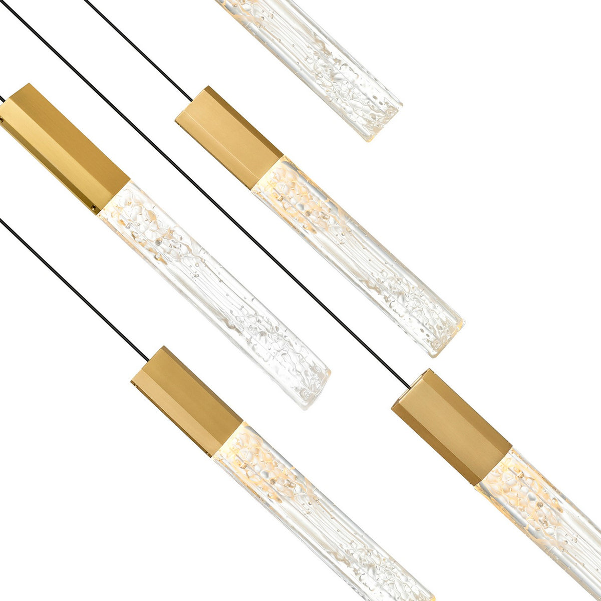 CWI Lighting - 1589P36-41-624 - LED Chandelier - Greta - Brass