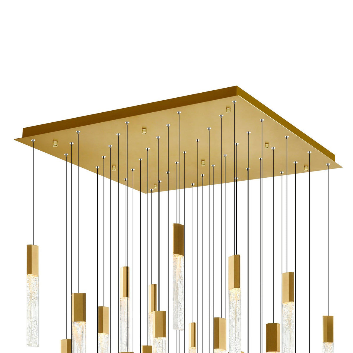 CWI Lighting - 1589P36-41-624 - LED Chandelier - Greta - Brass