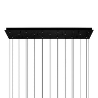 CWI Lighting - 1589P48-17-101-RC - LED Chandelier - Greta - Black