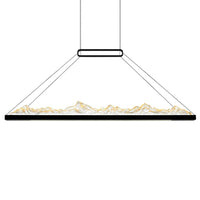 CWI Lighting - 1601P48-101 - LED Chandelier - Himalayas - Black