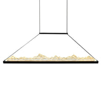 CWI Lighting - 1601P48-101 - LED Chandelier - Himalayas - Black