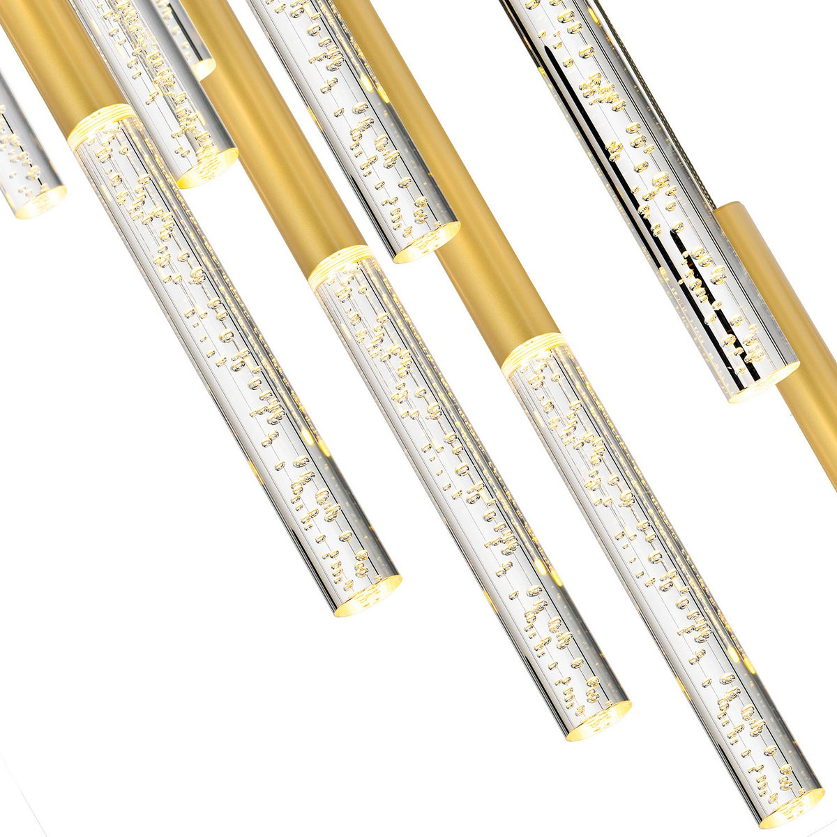 CWI Lighting - 1703P48-18-602-RC - LED Chandelier - Dragonswatch - Satin Gold