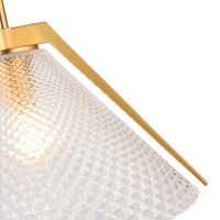 Artcraft - AC11911BR - One Light Pendant - Baltic - Brass and black