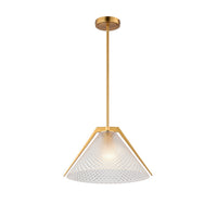 Artcraft - AC11911BR - One Light Pendant - Baltic - Brass and black