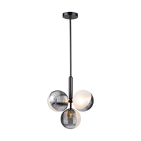 Artcraft - AC11885BK - Five Light Pendant - Bolla - Black