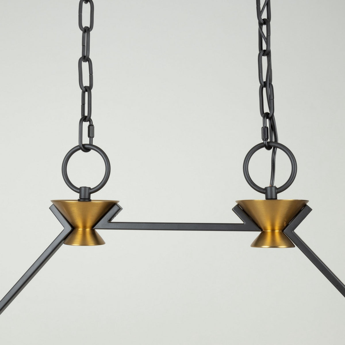 Artcraft - AC11980BB - Ten Light Island/Pool Table - Notting Hill - Black and Brushed Brass