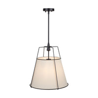 Artcraft - SC13363BK - Three Light Pendant - Pullman - Black