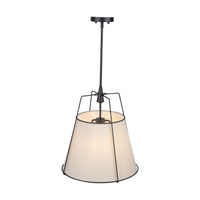 Artcraft - SC13363BK - Three Light Pendant - Pullman - Black