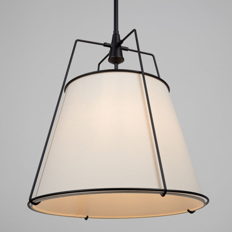 Artcraft - SC13363BK - Three Light Pendant - Pullman - Black