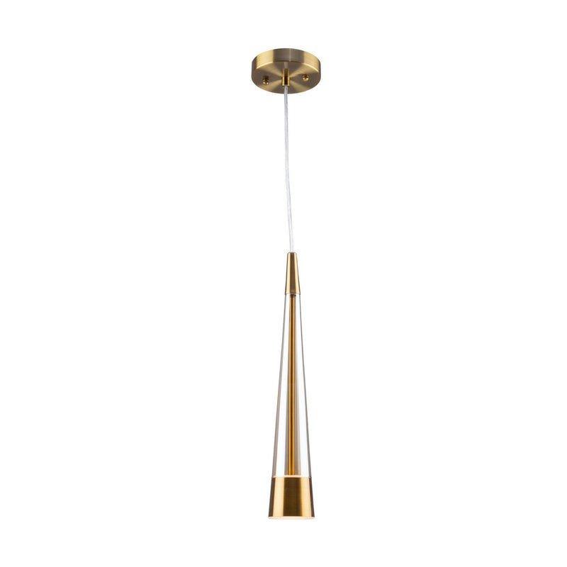 Artcraft - AC6821BR - LED Pendant - Sunnyvale - Brass