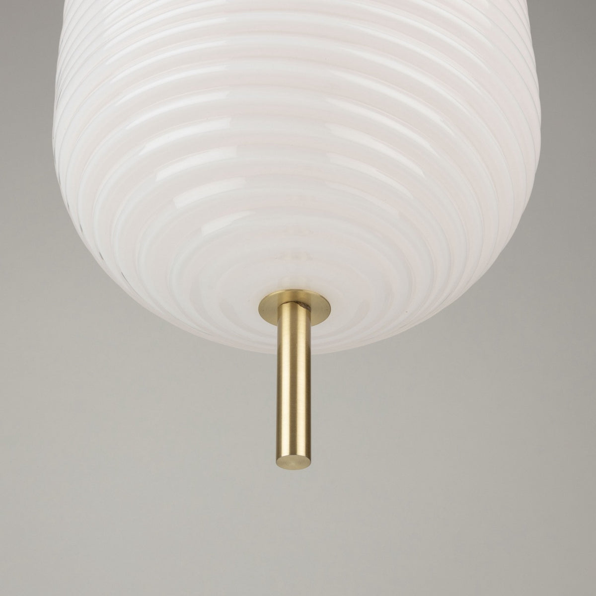 Artcraft - AC10631BR - One Light Pendant - Vita - White, Brass