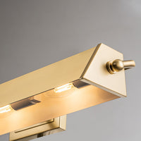 Lucas + McKearn - CADE-PLL-BB - Four Light Picture Light - Cade - Brushed Brass