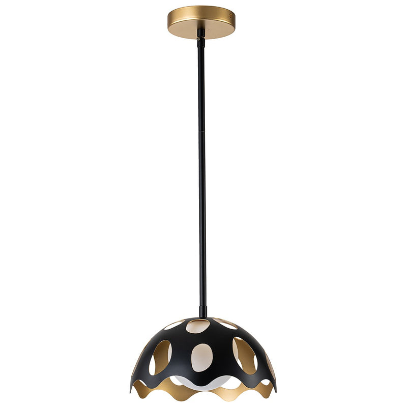 Lucas + McKearn - PD7369B-10 - One Light Mini Pendant - Pebbles - Black