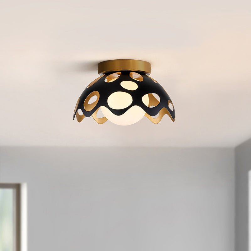 Lucas + McKearn - PD7369B-10 - One Light Mini Pendant - Pebbles - Black