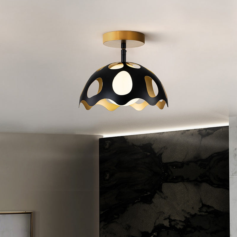 Lucas + McKearn - PD7369B-10 - One Light Mini Pendant - Pebbles - Black