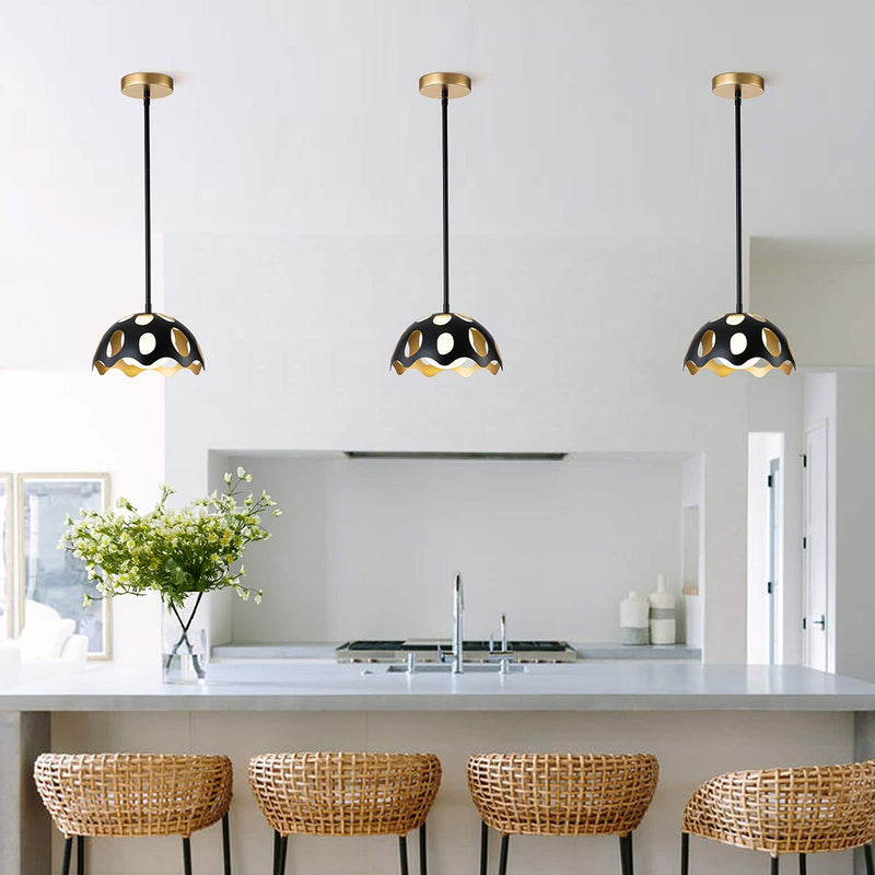 Lucas + McKearn - PD7369B-10 - One Light Mini Pendant - Pebbles - Black