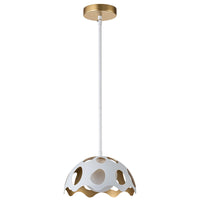 Lucas + McKearn - PD7369W-10 - One Light Mini Pendant - Pebbles - White