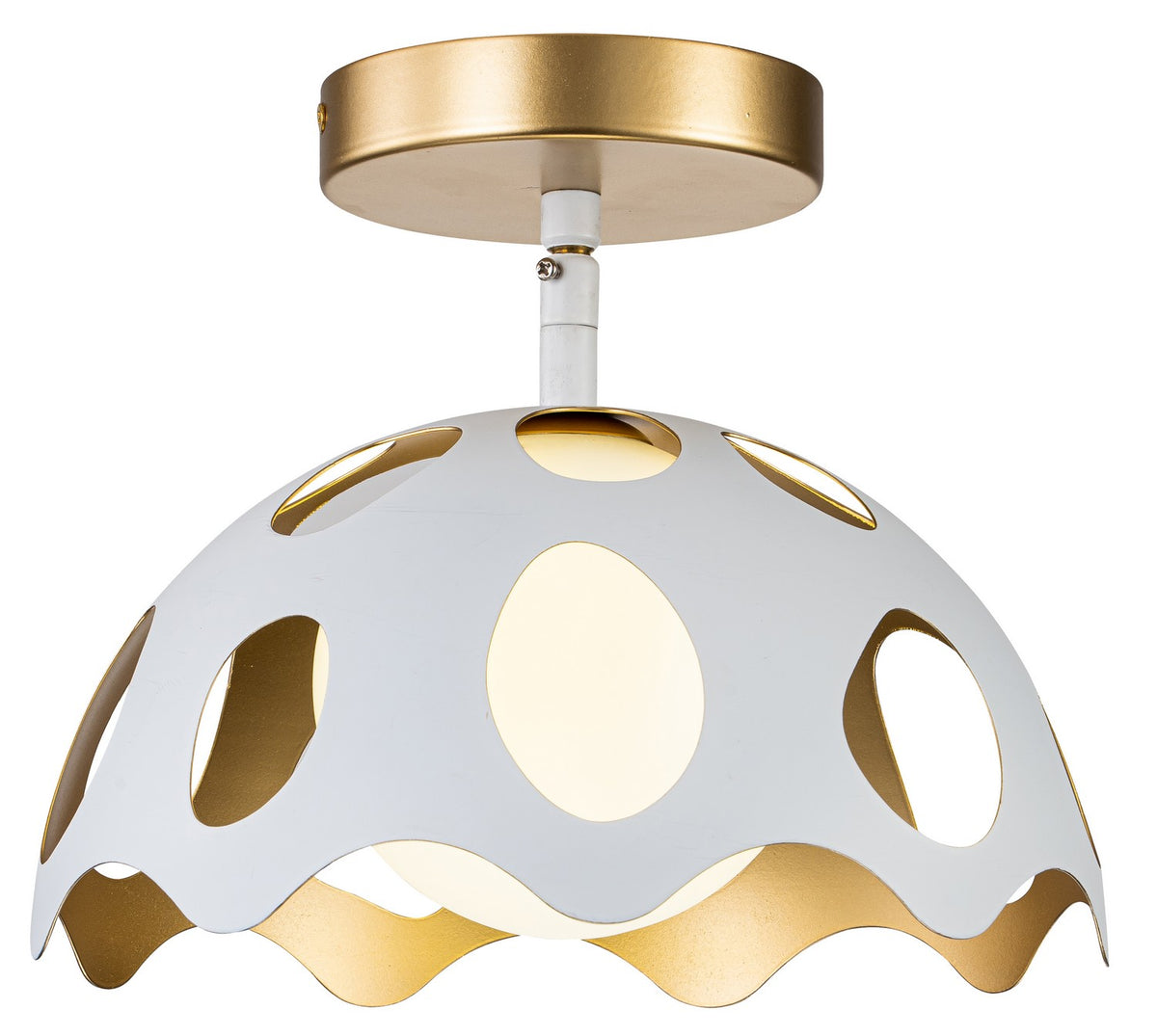 Lucas + McKearn - PD7369W-10 - One Light Mini Pendant - Pebbles - White