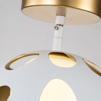 Lucas + McKearn - PD7369W-10 - One Light Mini Pendant - Pebbles - White