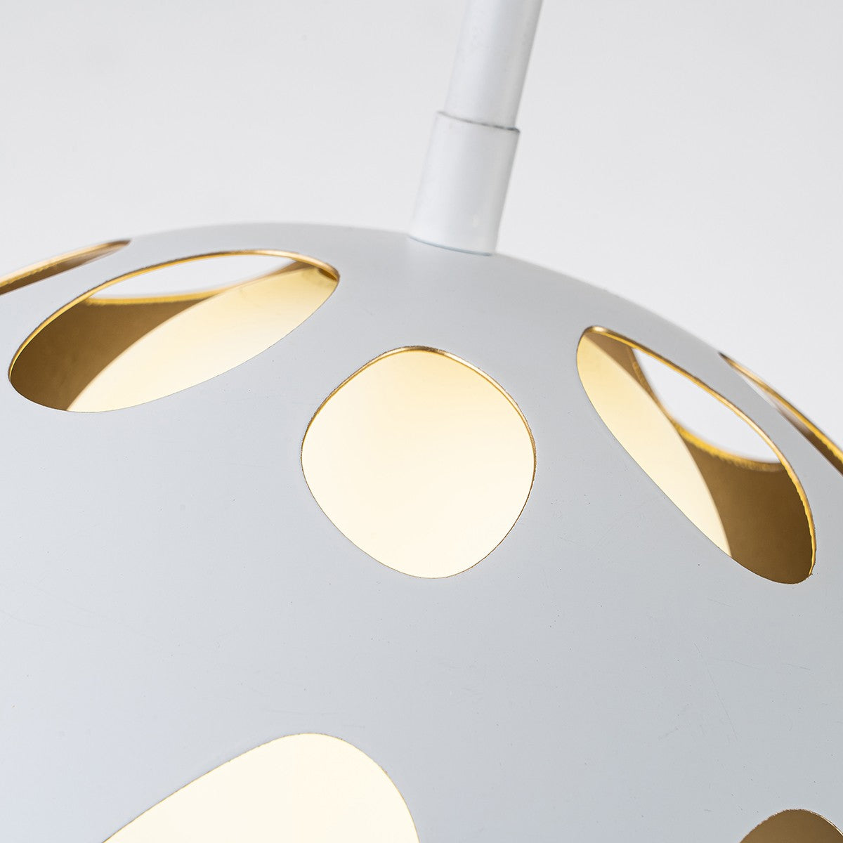 Lucas + McKearn - PD7369W-10 - One Light Mini Pendant - Pebbles - White