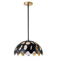 Lucas + McKearn - PD7376B-15 - One Light Pendant - Pebbles - Black