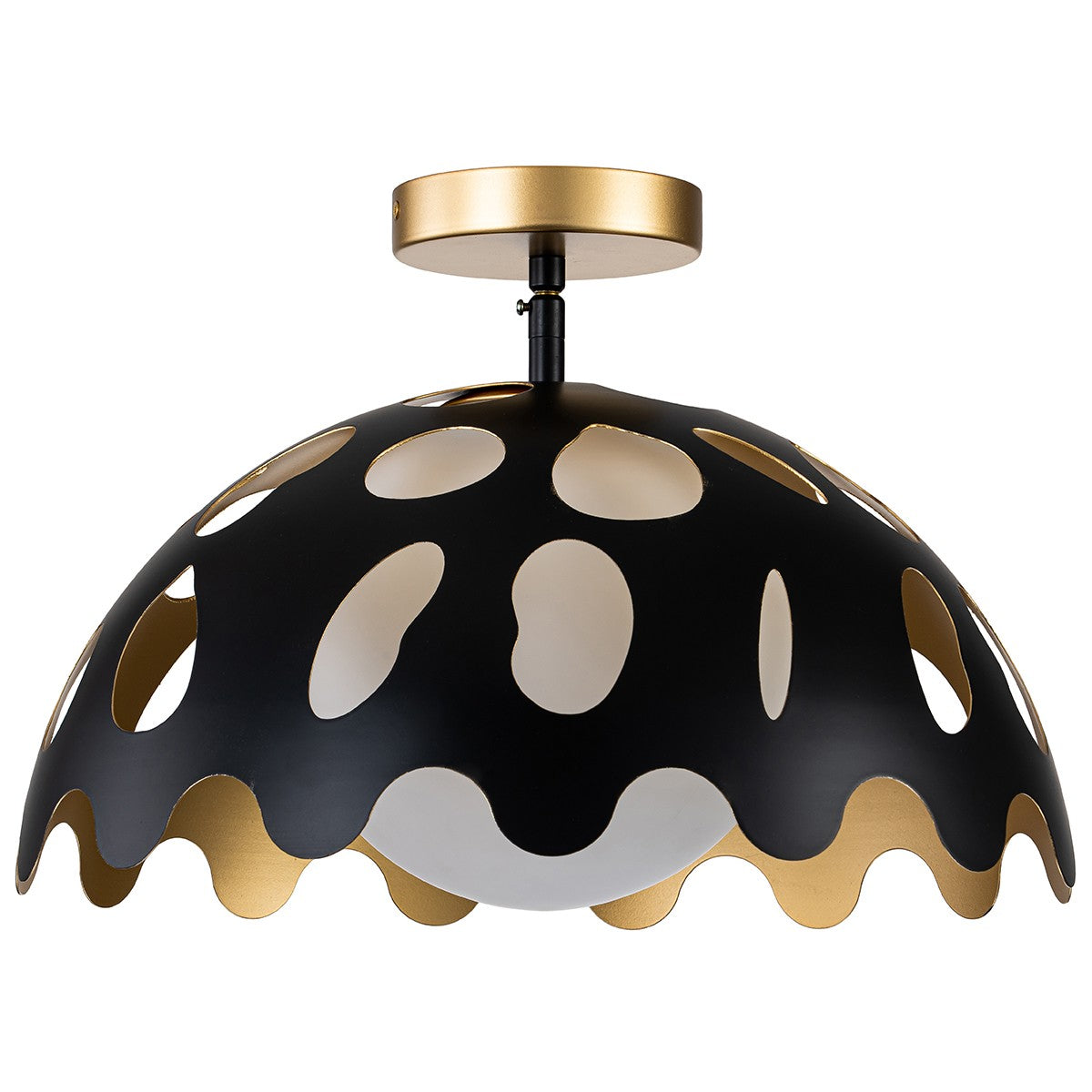 Lucas + McKearn - PD7376B-15 - One Light Pendant - Pebbles - Black