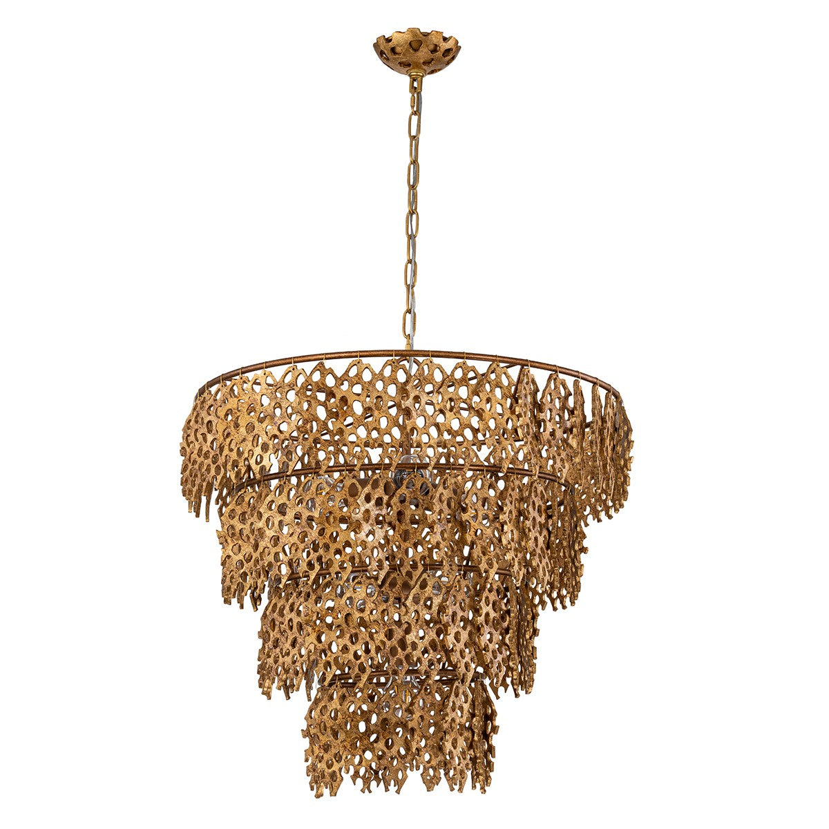 Lucas + McKearn - PD9710G-6 - Six Light Pendant - Coral Luxe - Gold