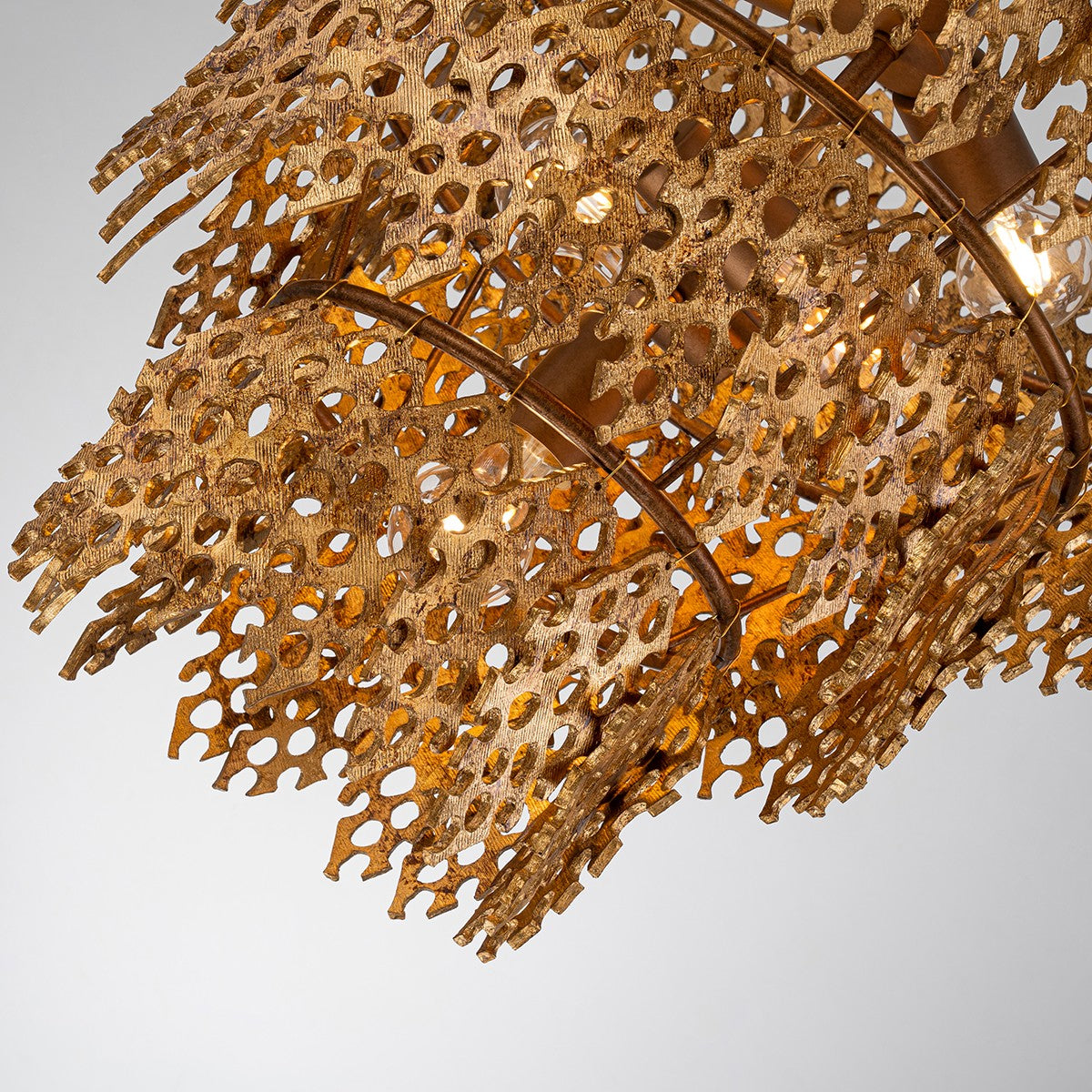 Lucas + McKearn - PD9710G-6 - Six Light Pendant - Coral Luxe - Gold