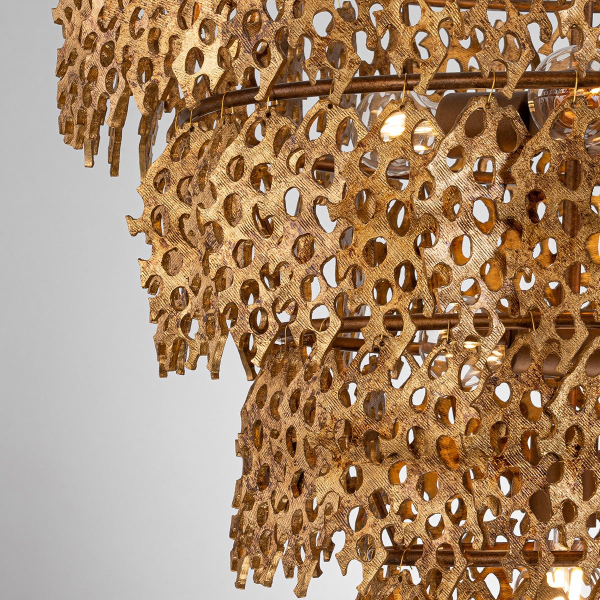 Lucas + McKearn - PD9710G-6 - Six Light Pendant - Coral Luxe - Gold