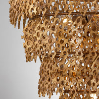 Lucas + McKearn - PD9710G-6 - Six Light Pendant - Coral Luxe - Gold