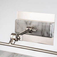 Lucas + McKearn - WINCHFIELD-PLM-PN-WM - Two Light Picture Light - Winchfield - Polished Nickel and White Marble