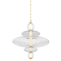 Hudson Valley - 2625-AGB - LED Pendant - Williams - Aged Brass