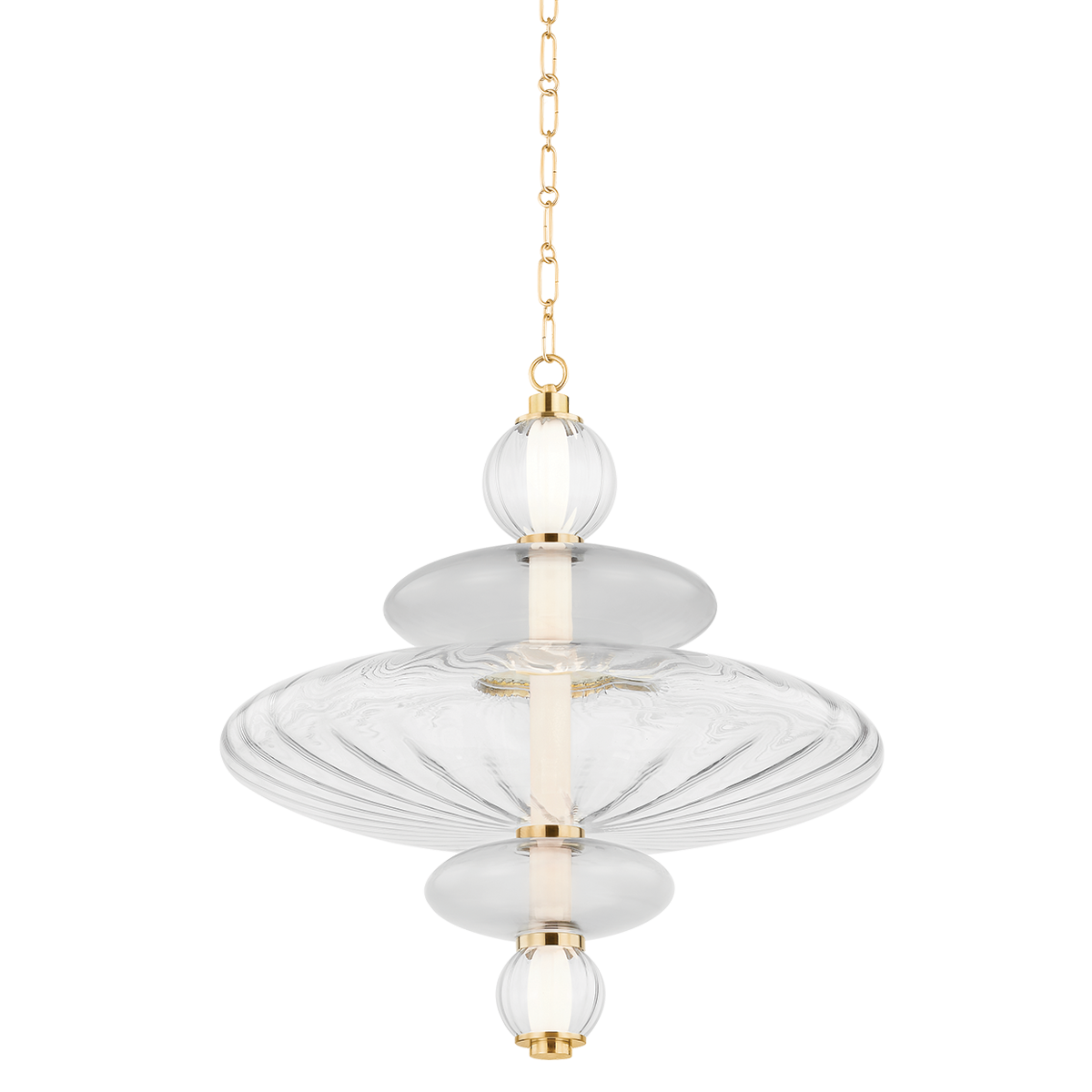 Hudson Valley - 2625-AGB - LED Pendant - Williams - Aged Brass