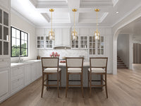 Artcraft - AC11810BB - One Light Pendant - Burford - Brass & Black