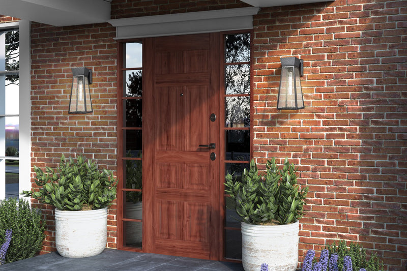 Artcraft - AC8861BK - One Light Outdoor Wall Mount - Lucian - Black