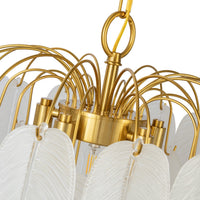 Artcraft - AC11780BR - Four Light Chandelier - Alessia - Brushed Brass