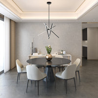 Artcraft - AC7708BK - LED Pendant - Stix - Black